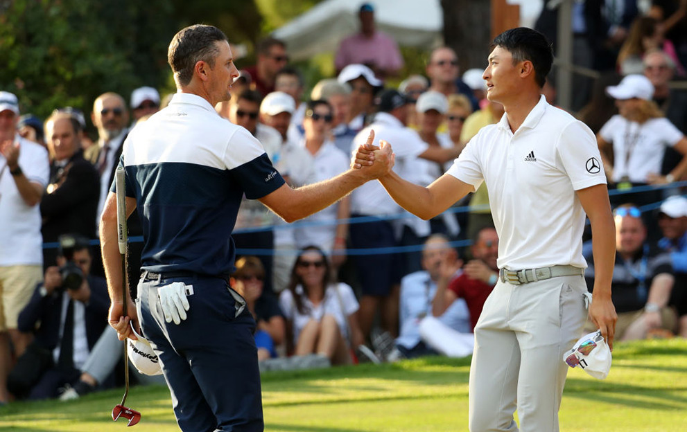 Justin Rose Haotong Li