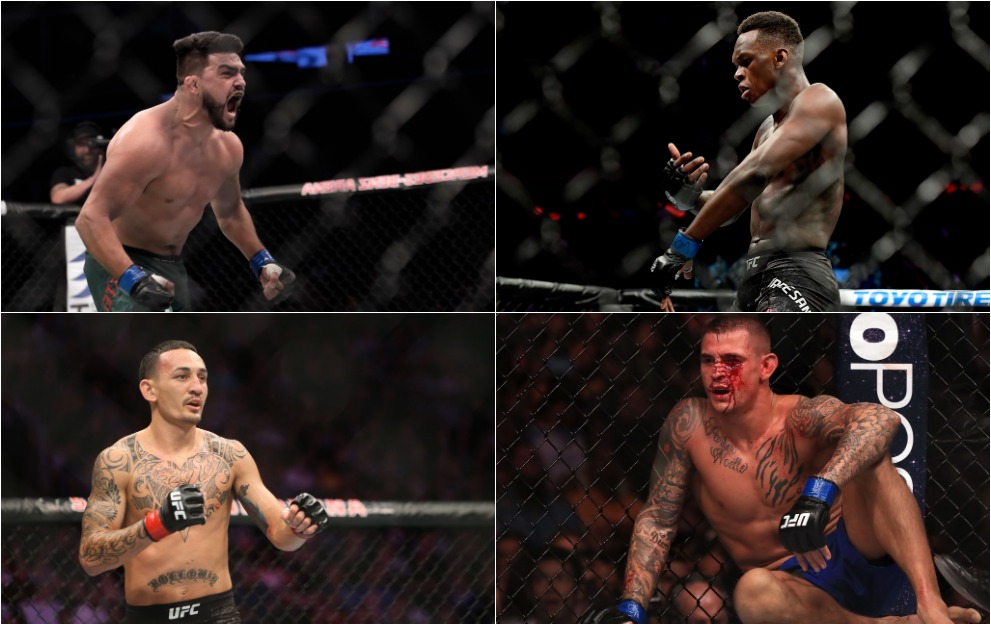 Kelvin Gastelum Israel Adesanya Max Holloway Dustin Poirier