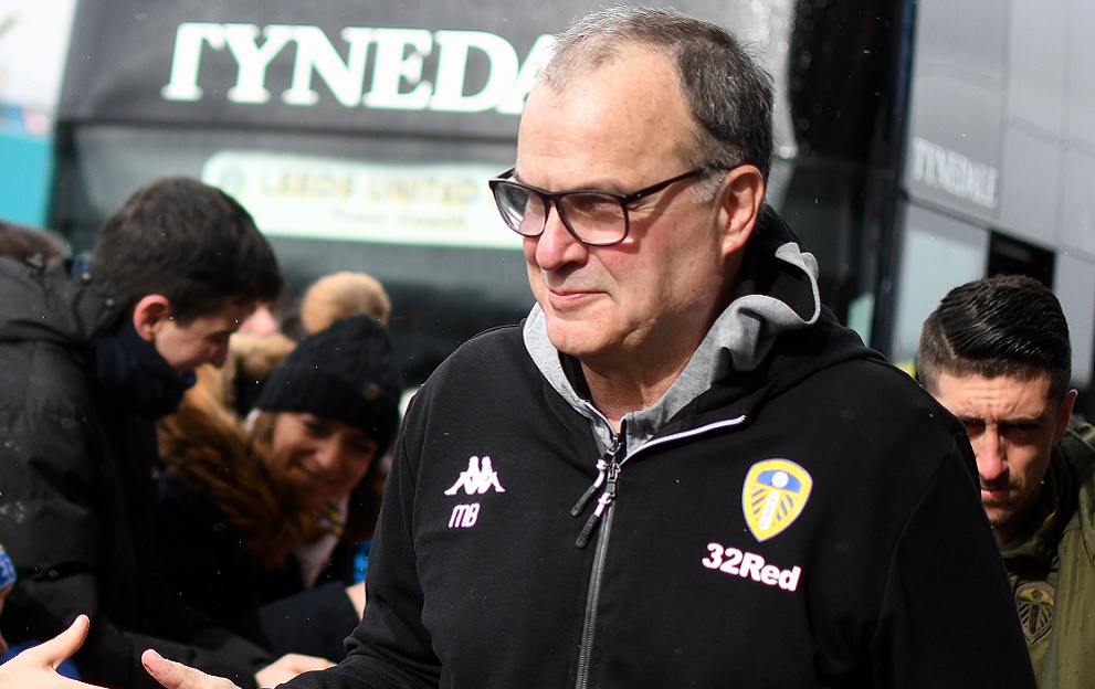 SHEFFIELD, ENGLAND - MARCH 12: Marcelo Bielsa, Manager of Leeds United arrives at the stadium prior to the Sky Bet Championship match between Sheffield United and Brentford at Bramall Lane on March 12, 2019 in Sheffield, England. (Photo by George Wood/Getty Images)