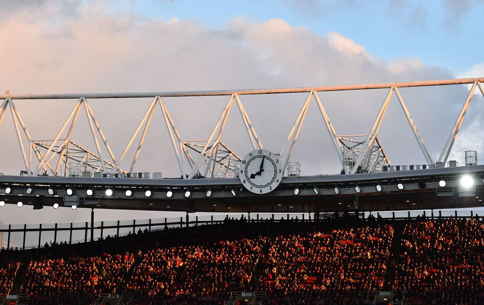 Arsenal fans the emirates