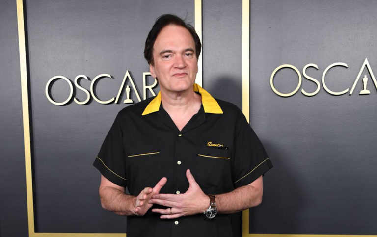 US film director Quentin Tarantino arrives for the 2020 Oscars Nominees Luncheon at the Dolby theatre in Hollywood on January 27, 2020. (Photo by Valerie MACON / AFP) (Photo by VALERIE MACON/AFP via Getty Images)