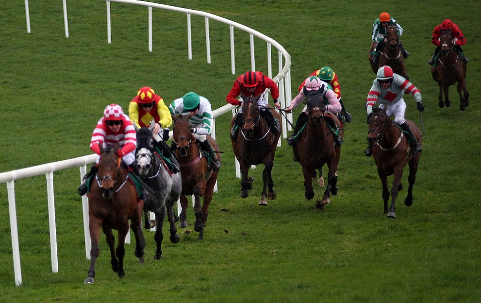 eith Donoghue onboard Take a Turn (red white cap) comes home to win 24/3/2019