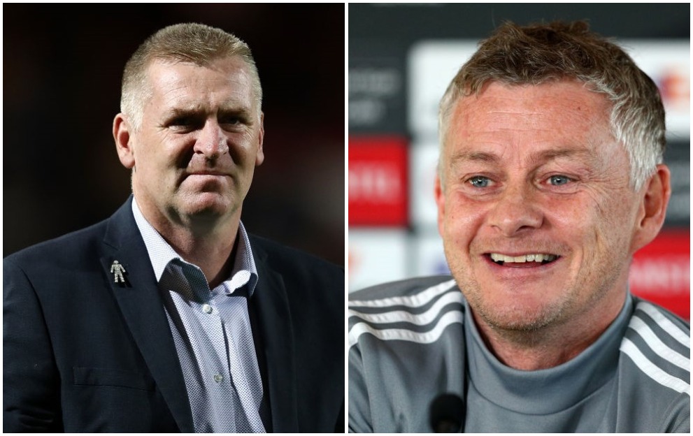 Dean Smith Ole Gunnar Solskjaer