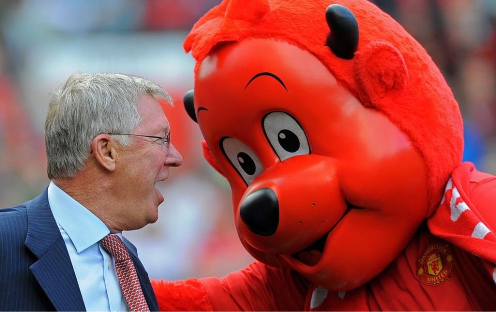 Fred the Red Manchester United Sir Alex Ferguson