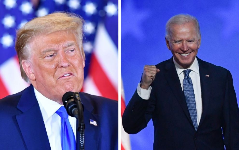 Donald Trump Joe Biden US Election 2020