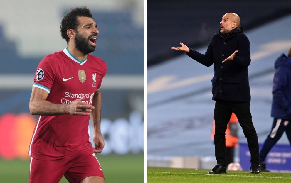 Mohamed Salah Pep Guardiola Champions League