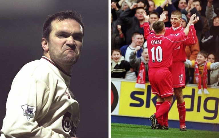 Neil Ruddock Liverpool Steven Gerrard Michael Owen