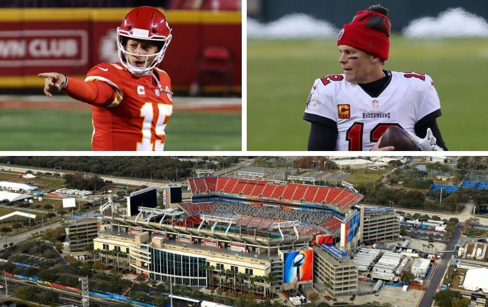 Patrick Mahomes Kansas City Chiefs Tom Brady Tampa Bay Buccaneers Super Bowl