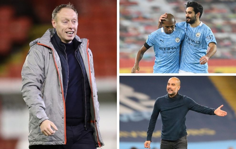 Steve Cooper Swansea Ilkay Gundogan Fernandinho Manchester City Pep Guardiola