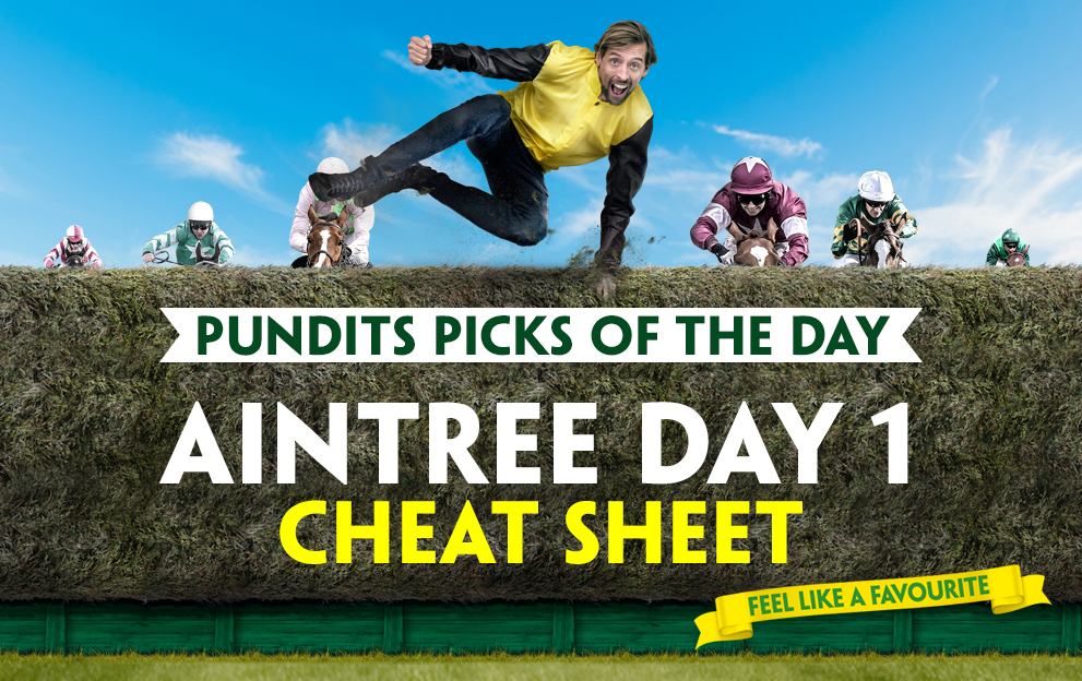 Pundits Cheat Sheet Header Aintree Day 1