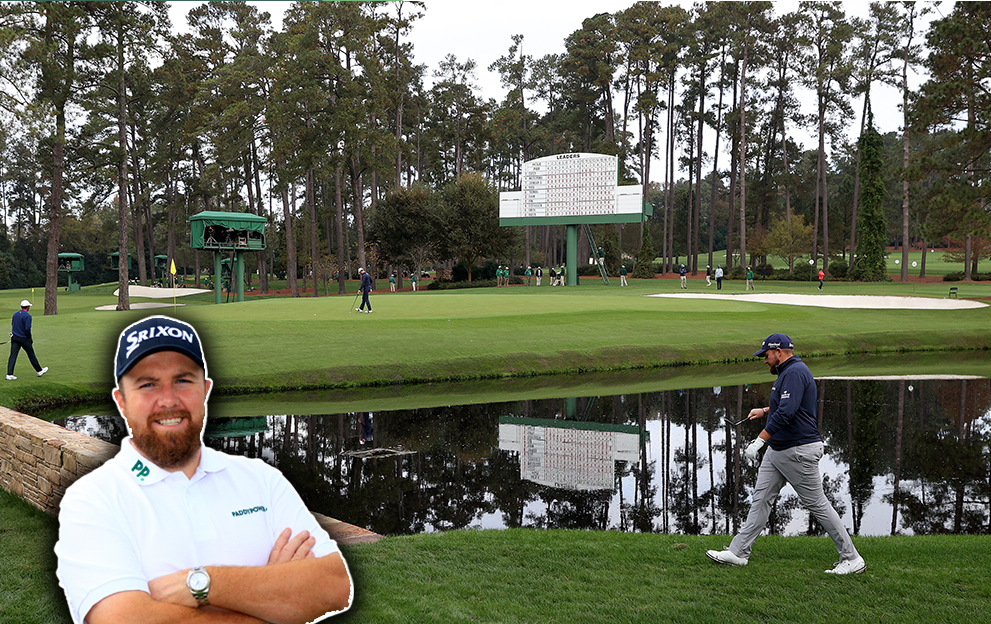 Shane Lowry Masters 2020 with Tiger Sarazen Bridge