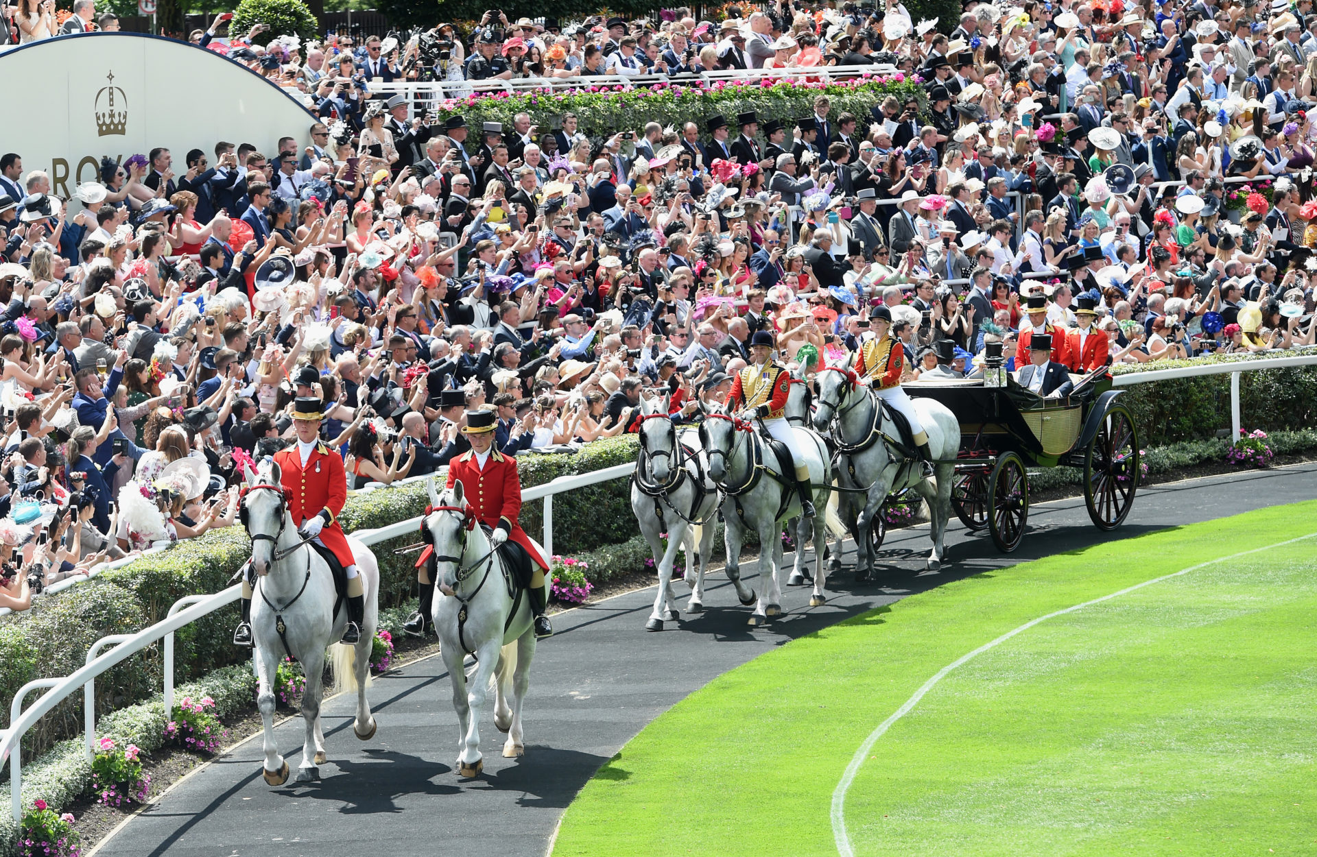 What is the Royal Procession at Royal Ascot? Which Royals attend