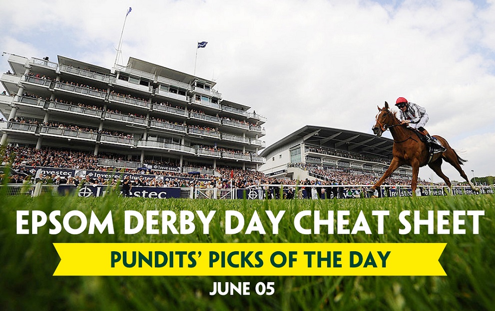 Horse Racing Tips Our cheat sheet for Epsom Derby Day on Saturday