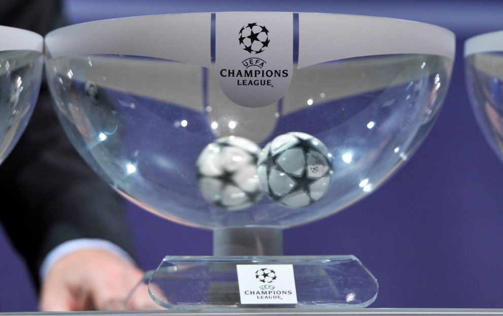 Balls in the pot for the Champions League draw