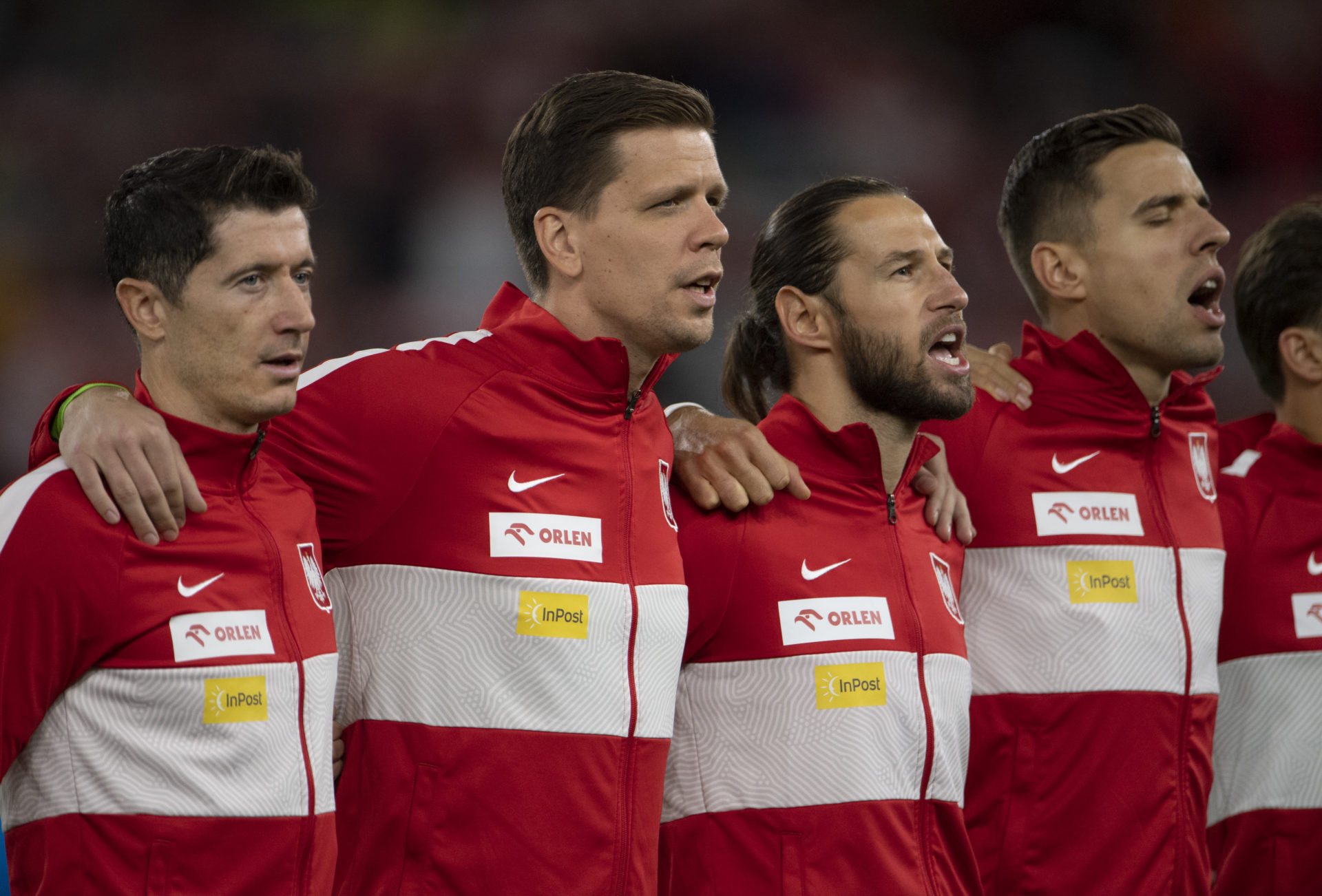 Robert Lewandowski, Wojciech Szczsny, Grzegorz Krychowiak, Jan Bednarek, Poland