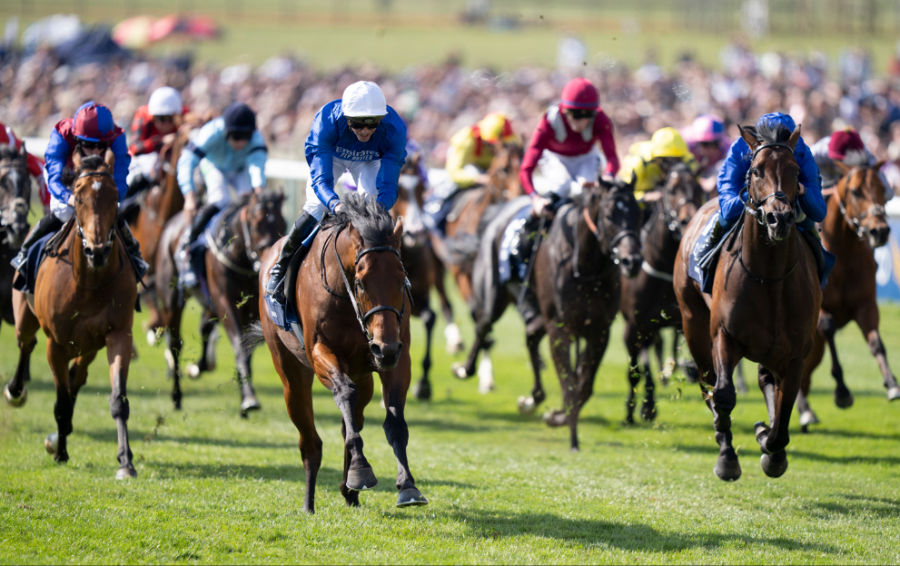 Coroebus wins the 2000 Guineas at Newmarket