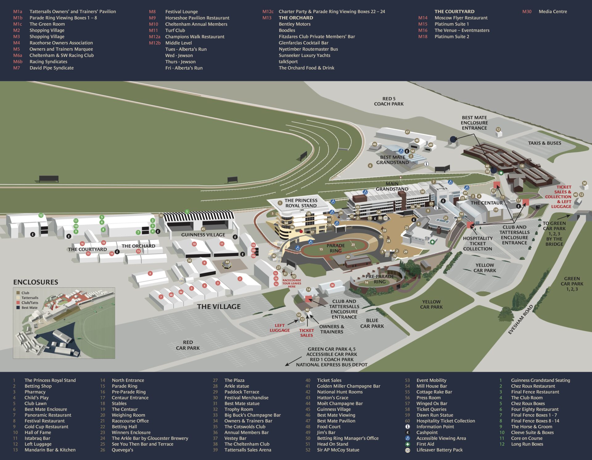 Where's the toilet? How much is beer? Paddy's Cheltenham Guide
