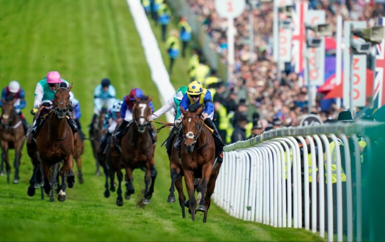 Desert Crown wins the Epsom Derby