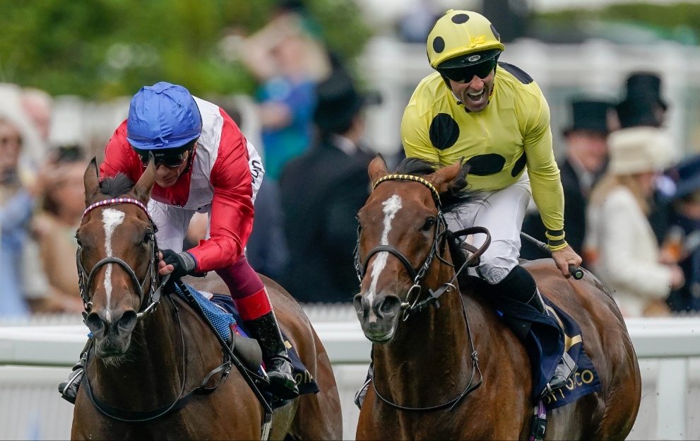 Triple Time wins the Queen Anne Stakes