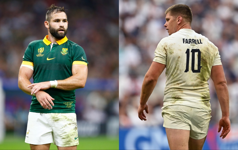 Cobus Reinach and Owen Farrell