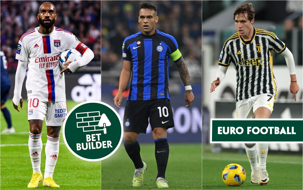Sunday's 29/1 European Football Bet Builder, Lyon v Lille, Juventus v Inter, Betis v Las Palmas