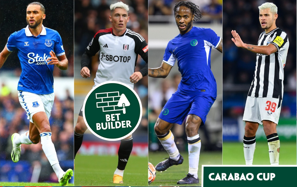 Carabao Cup multi-game bet builder betting tips, everton v fulham, port vale v middlesbrough, chelsea v newcastle, 19th december 2023