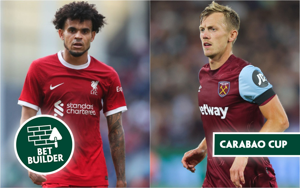 Liverpool v West Ham League Cup Bet Builder Betting Tips, Wednesday 20th December 2023