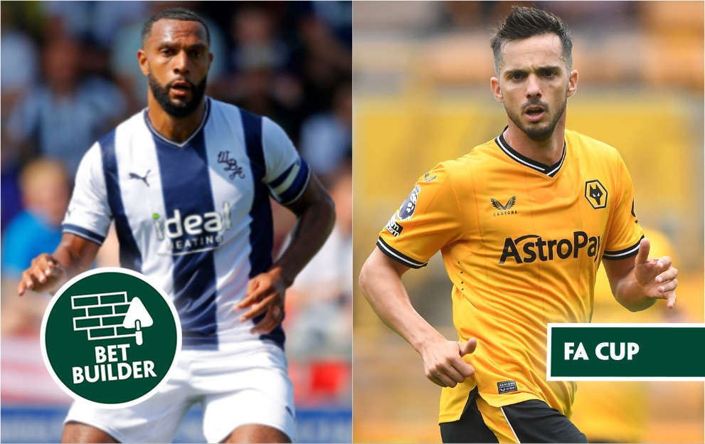 Sunday's West Brom v Wolves FA Cup bet builder tips, 28th january 2024