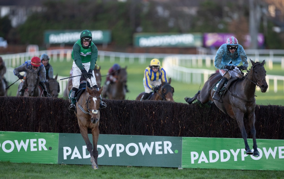 Meetingofthewaters wins the Paddy Power Chase at Leopardstown