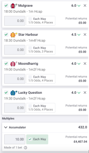 each way accumulator