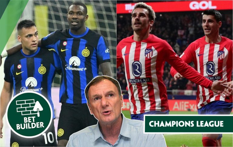 Inter v Atletico Bet Builder tips, Champions League, Phil Thompson, 20th February 2024