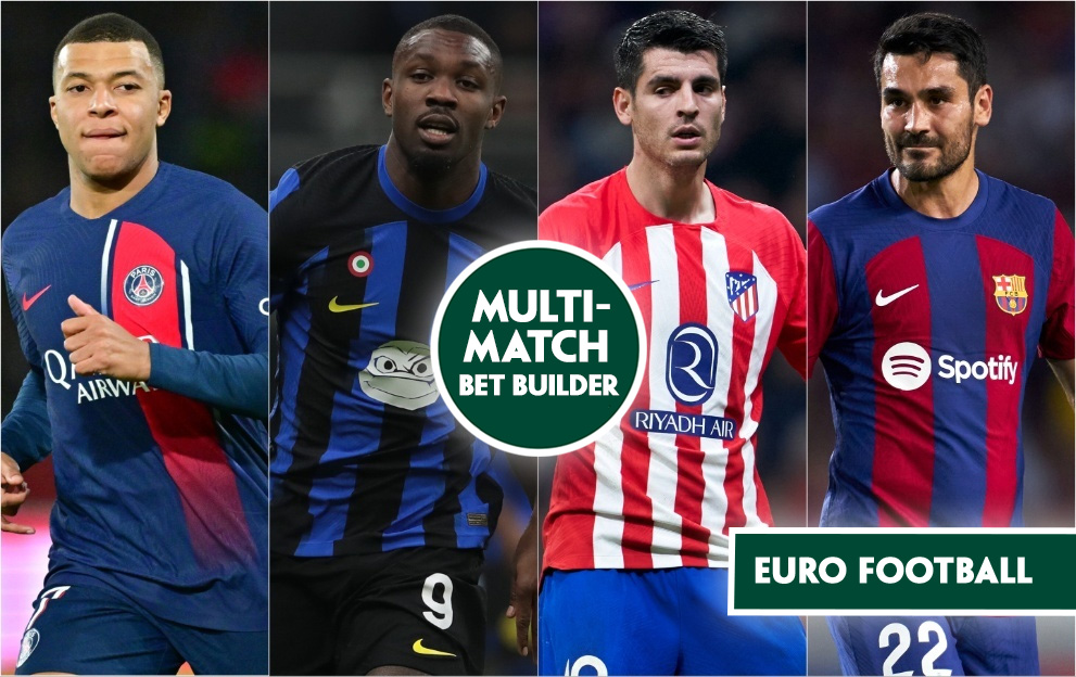 Sunday's European football bet builder, Montpellier v PSG, Inter v Napoli, Atletico Madrid v Barcelona, 17th march 2024