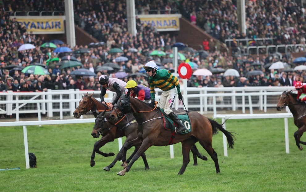 Sire Du Berlais wins the Paddy Power Stayers' Hurdle in 2023