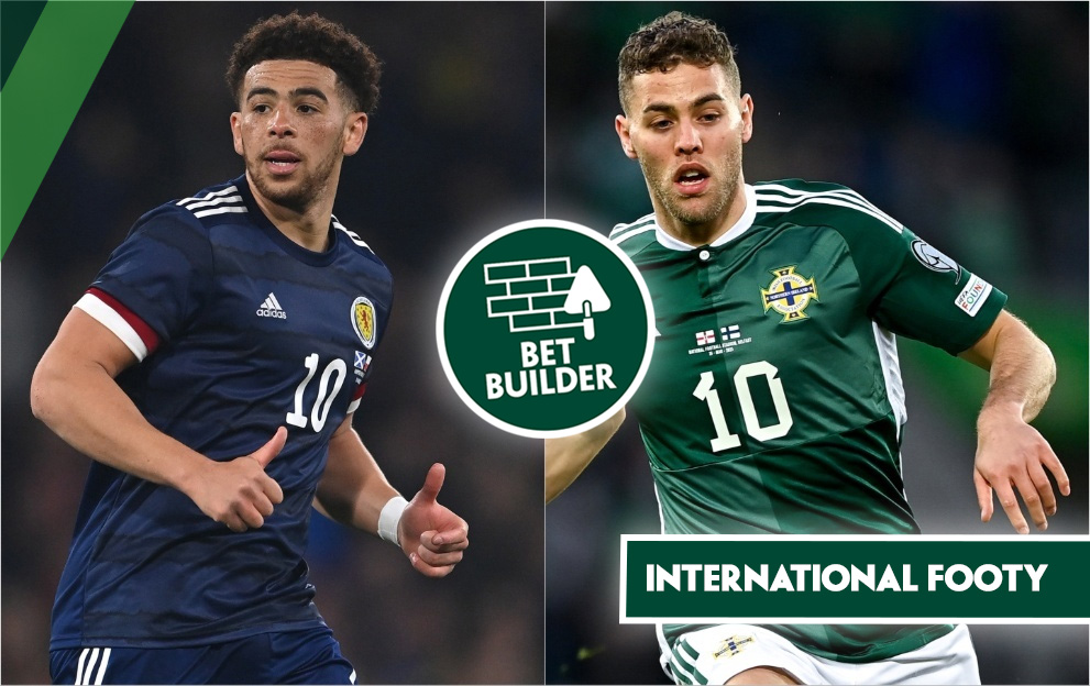 Scotland v Ireland bet builder tips, friendly international, tuesday 26th march 2024