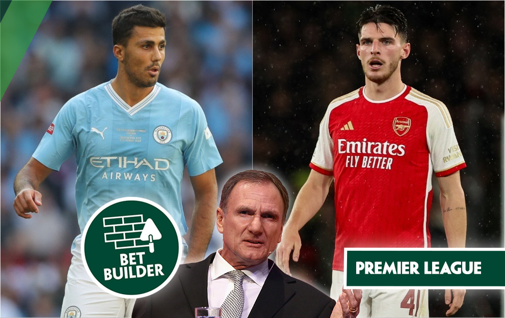 Man City v Arsenal bet builder tips, premier league, sunday 31st march 2024, phil thompson