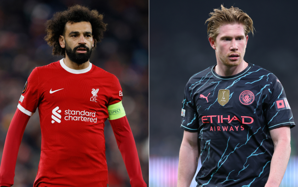 Mo Salah and Kevin de Bruyne