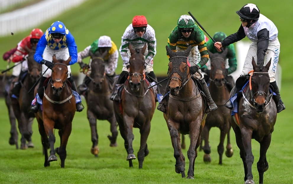 Slade Steel wins the Supreme Novices' Hurdle at the Cheltenham Festival