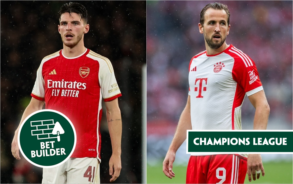 Arsenal v Bayern Munich bet builder tips, champions league, tuesday, 9th april 2024