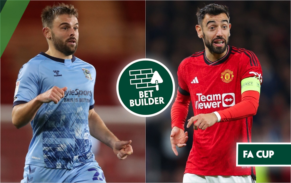 Coventry v Man United Bet Builder tips, FA Cup semifinal, sunday 21st april 2024