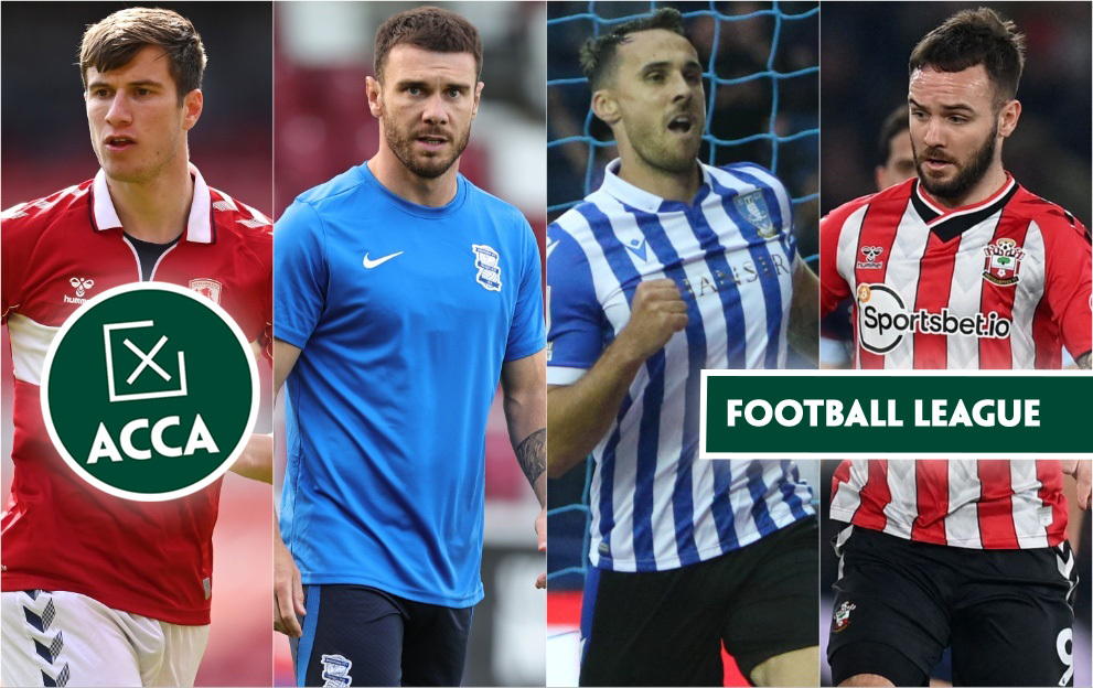 Saturday's Championship Acca tips, Cardiff v Middlesbrough, Huddersfield v Birmingham, Sheffield Wednesday v West Brom, Southampton v Stoke, 27th April 2024