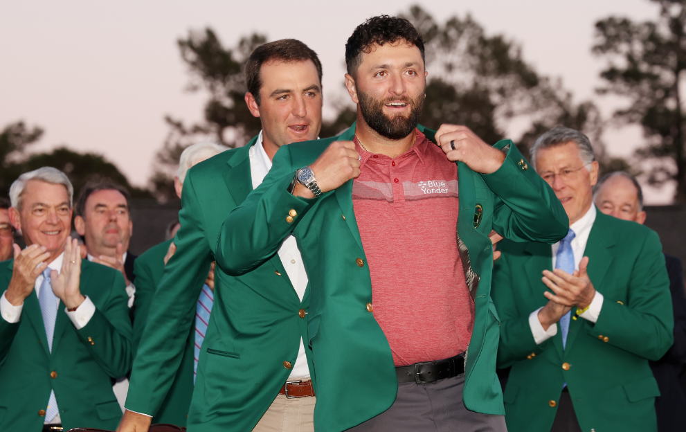 John Rahm Masters Green Jacket