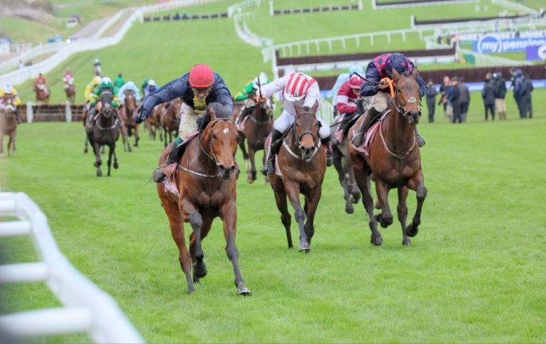 Lark In The Mornin wins the Fred Winter at Cheltenham