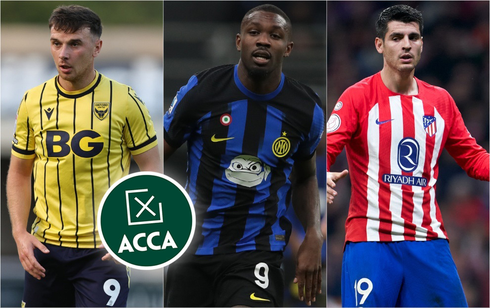 Saturday's Acca betting tips, Oxford v Peterborough, Sassuolo v Inter, Brest v Nantes, Mallorca v Atletico Madrid, 4th May 2024