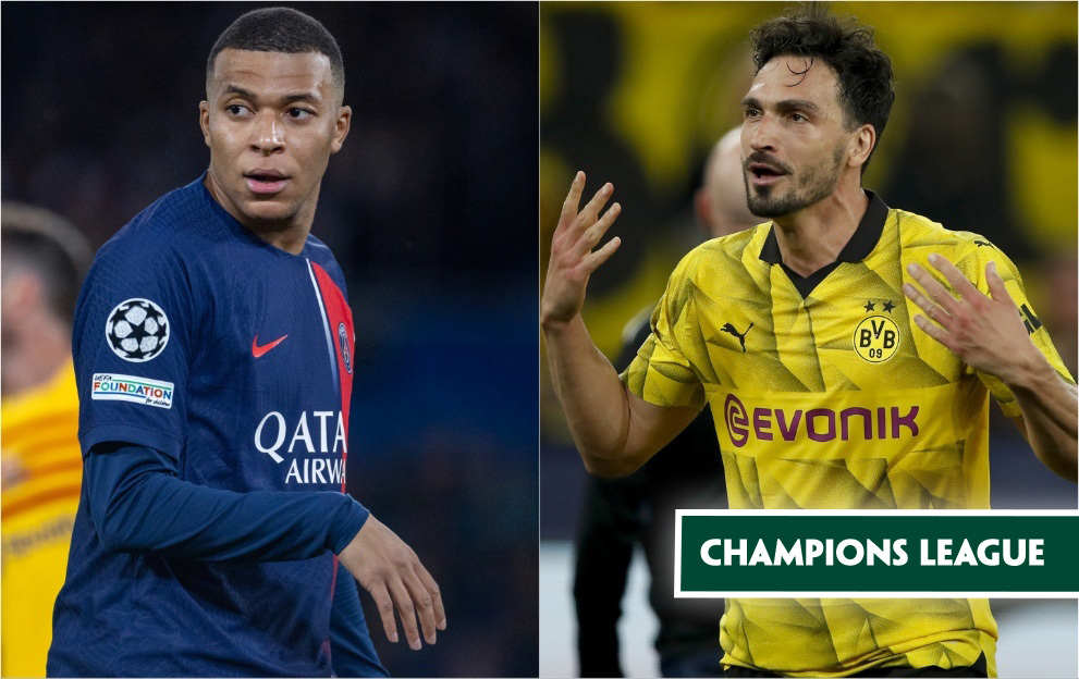 PSG v Dortmund Bet Builder tips, Champions league semifinal, tuesday 7th may 2024