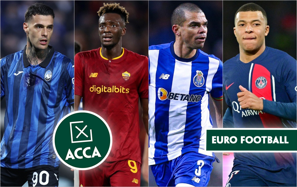 Sunday's Acca betting tips, atalanta v roma, psh v toulouse, porto v baovista, nantes v lille, rennes v lens