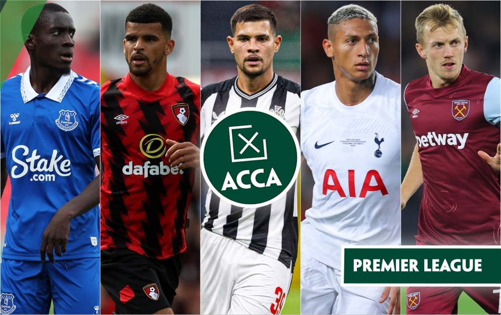 Saturday's 3pm Premier League Acca tips, Bournemouth v Brentford, Everton v Sheffield United, Newcastle v Brighton, Tottenham v Burnley, West Ham v Luton, Wolves v Crystal Palace, 11th May 2024