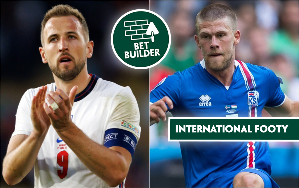 England v Iceland bet builder tips, international friendly, friday 7th june 2024