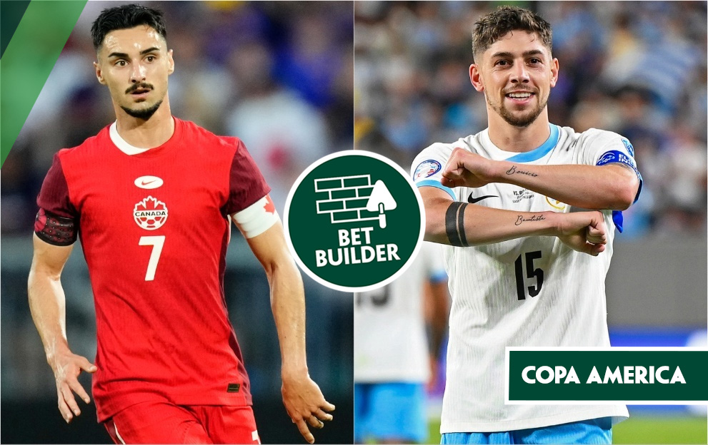 Canada v Uruguay bet builder tips, copa america, saturday 13th july