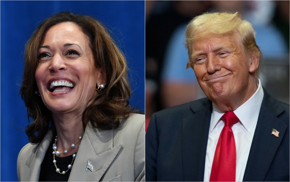 Kamala Harris and Donald Trump