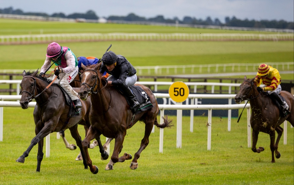 Savethelastdance wins the Irish Oaks in 2023